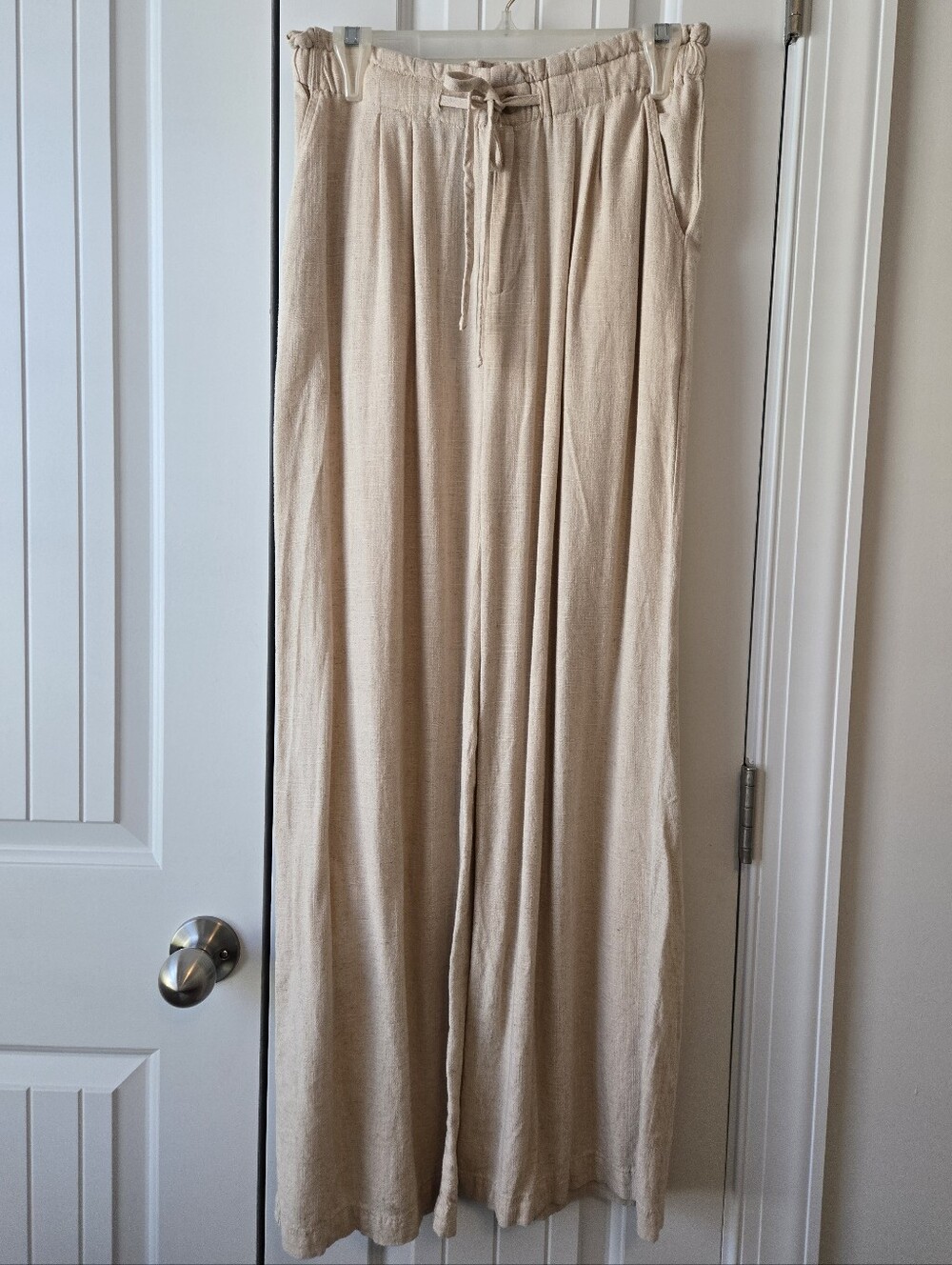 Thread & Supply Wide Leg Linen Blend Pants